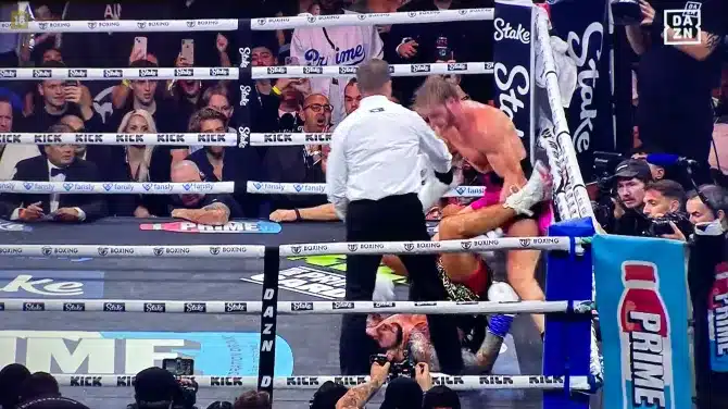 Denis heeds McGregor's advise, turns boxing match with Paul into MMA fight