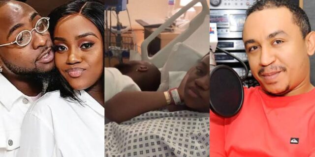 Daddy Freez Davido Wife Chioma Twins