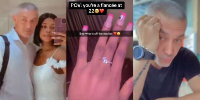 fiancee Nigerian lady market Caucasian lover