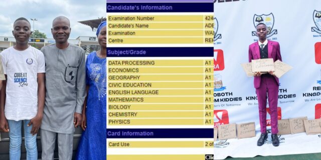 Boy parents WAEC NECO Money education