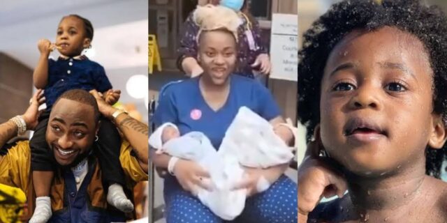 son passed wife gave birth October Davido newborn twins 