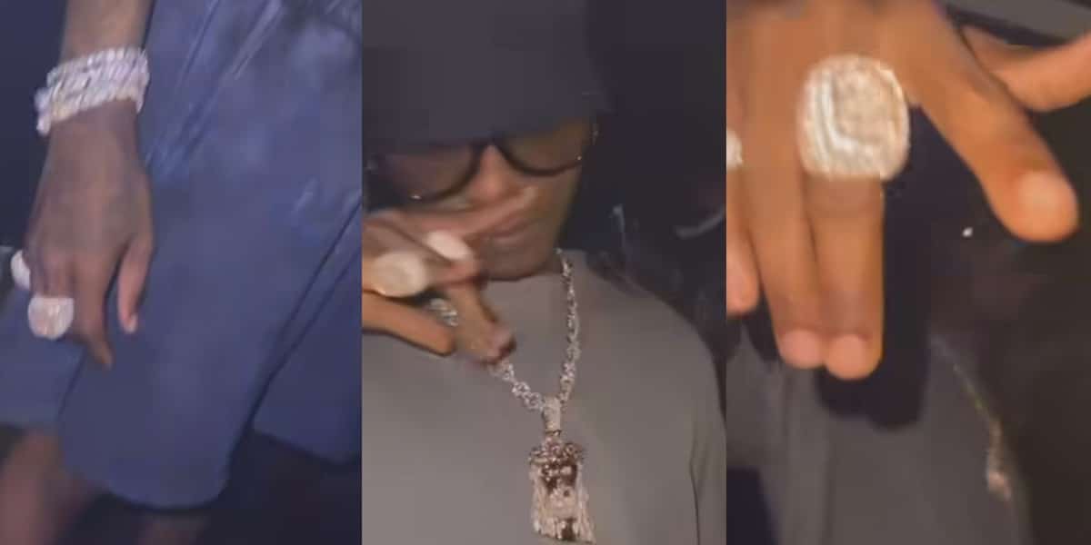 Wizkid necklace hand chains Mohbad's song