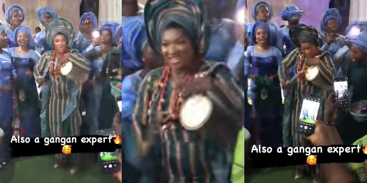 bride beats drum pro wows people wedding ceremony