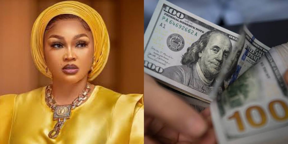 Mercy Aigbe naira ₦1,210 to $1 dollar