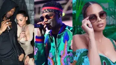 "Another one don enter" -Fans hail Wizkid as he's captured rubbing hands on Jada P's belly