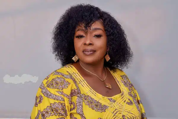 "Come and carry your mama" - Rita Edochie express shock as robot serves her food in restaurant