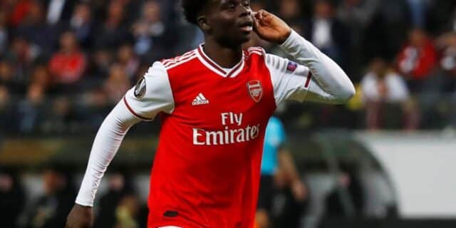 EPL: Bukayo Saka set to be fit for Man City clash