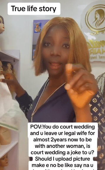 Nigerian lady heartbroken after husband's alleged abandonment