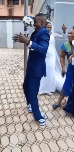 Groom stuns many with energetic wedding dance despite disability