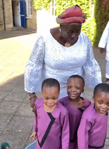54-year-old woman welcomes triplets on 7th IVF attempt, celebrates joyful moments with her kids