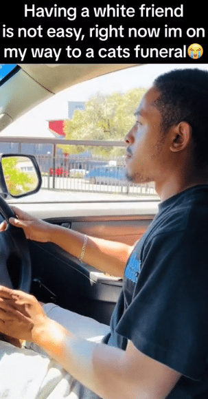 "Having an Oyibo friend isn't easy - Man's lament as he's forced to attend a cat's funeral abroad