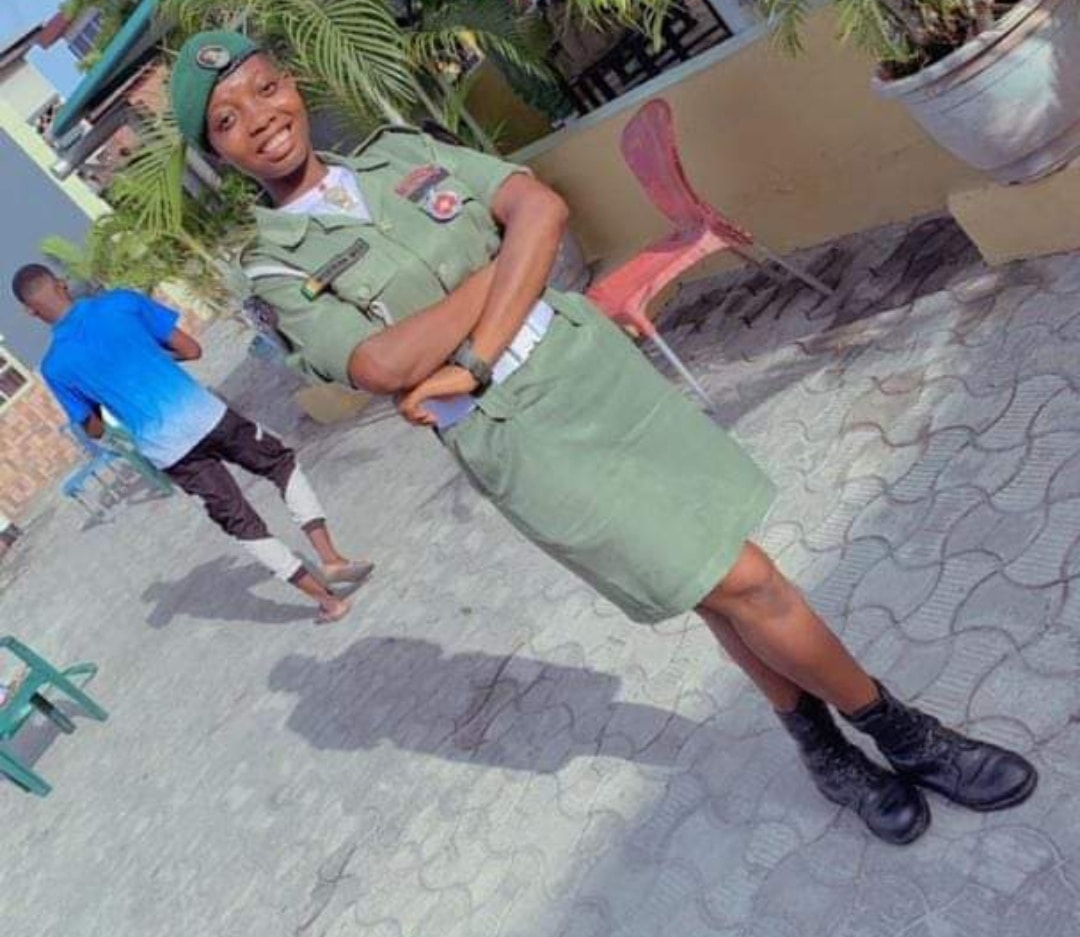 Army aspirant lady Nigerian NECO