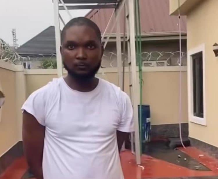 Damian Okoligwe, a 400-level student of Uniport who was paraded for dismembering his girlfriend