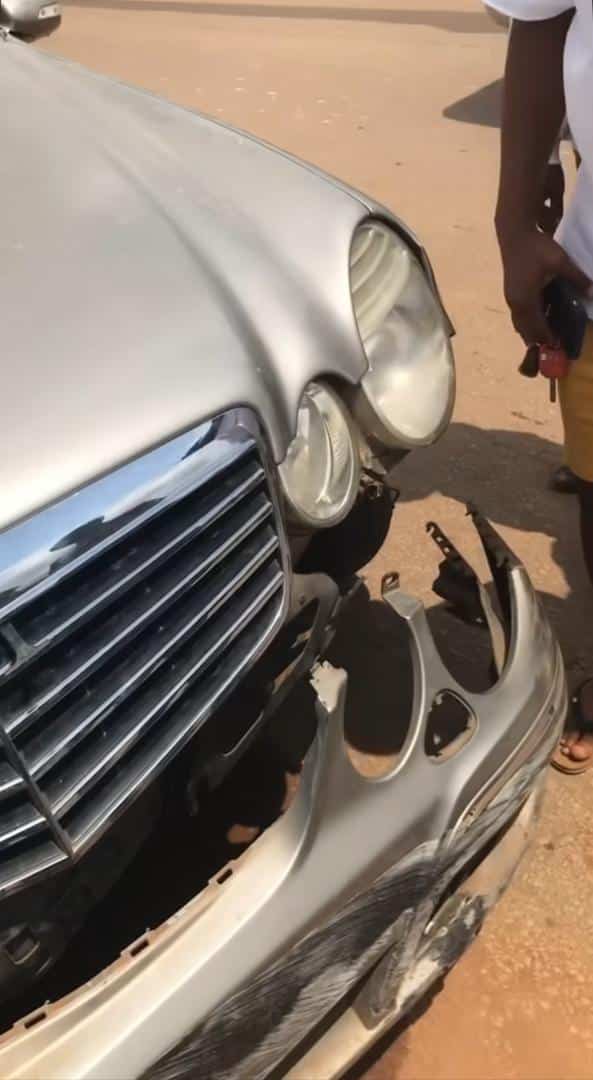 Portable's signee, Abuga involved in accident weeks after car's purchase