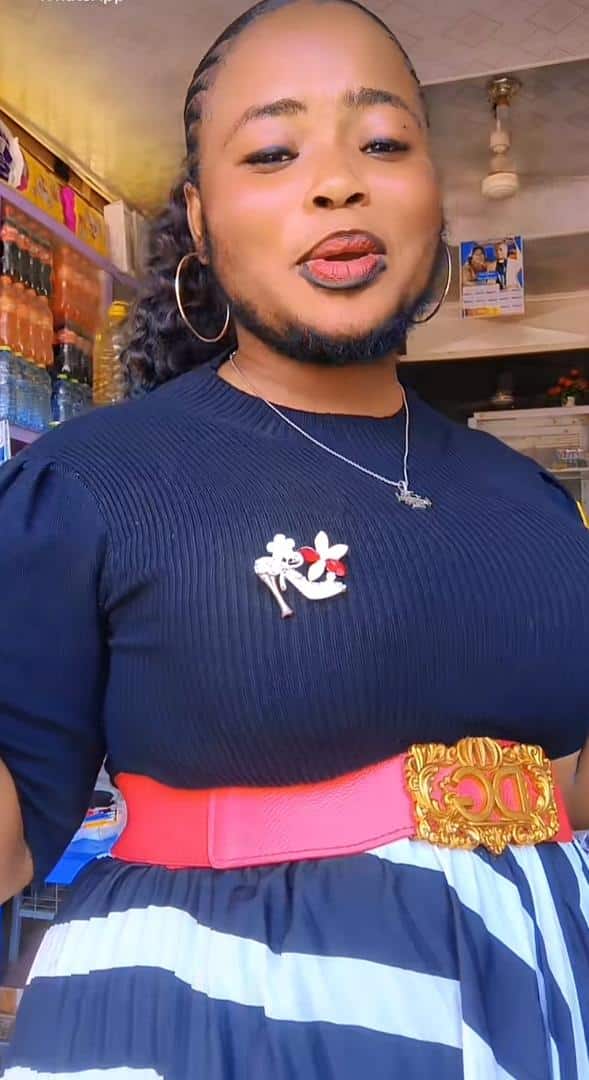 Beautiful lady battling facial hair growth shares condition