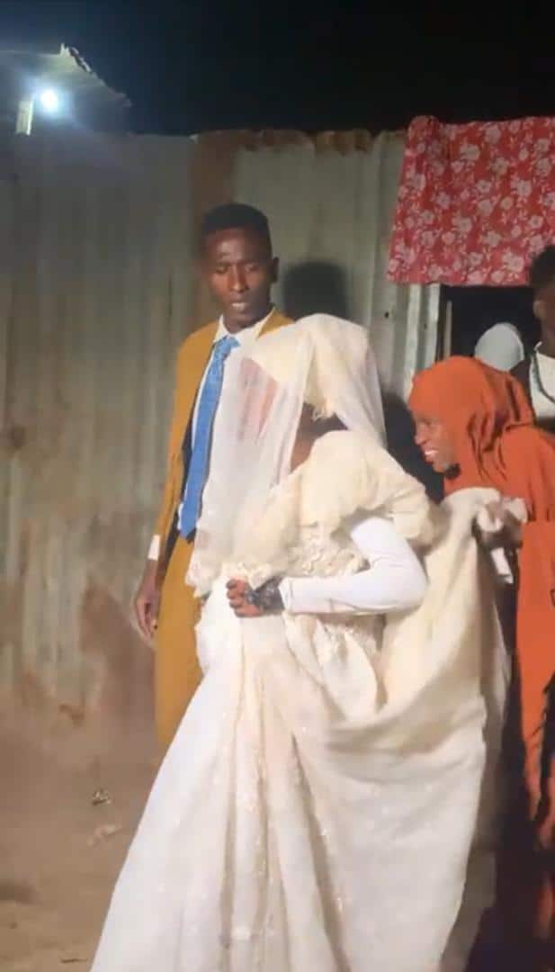 groom scolds bride on wedding day