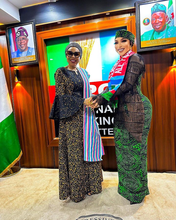 Tonto Dikeh decamp to APC