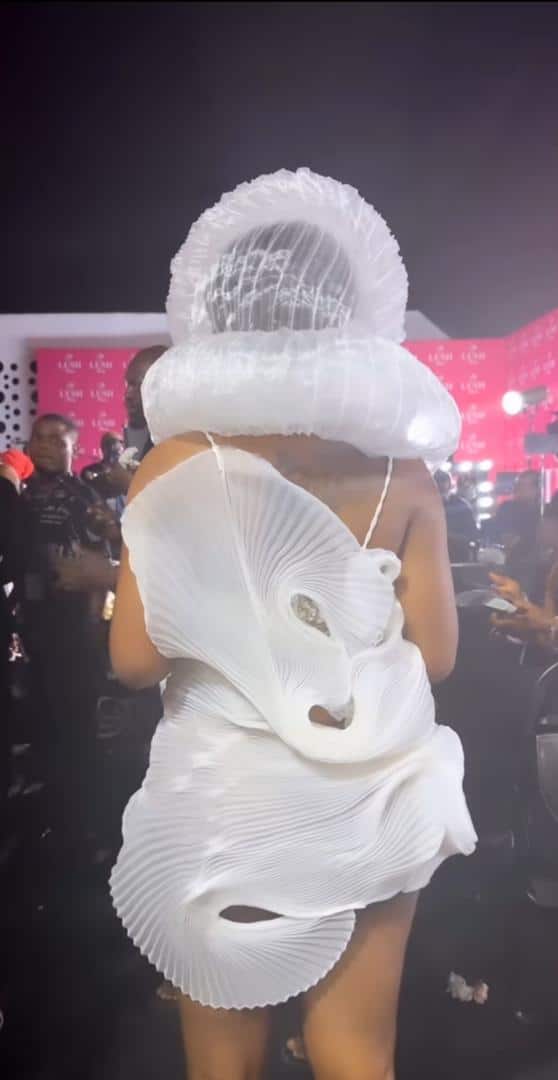 Mercy Eke debuts modeling career at 2023 Lagos Fashion Week