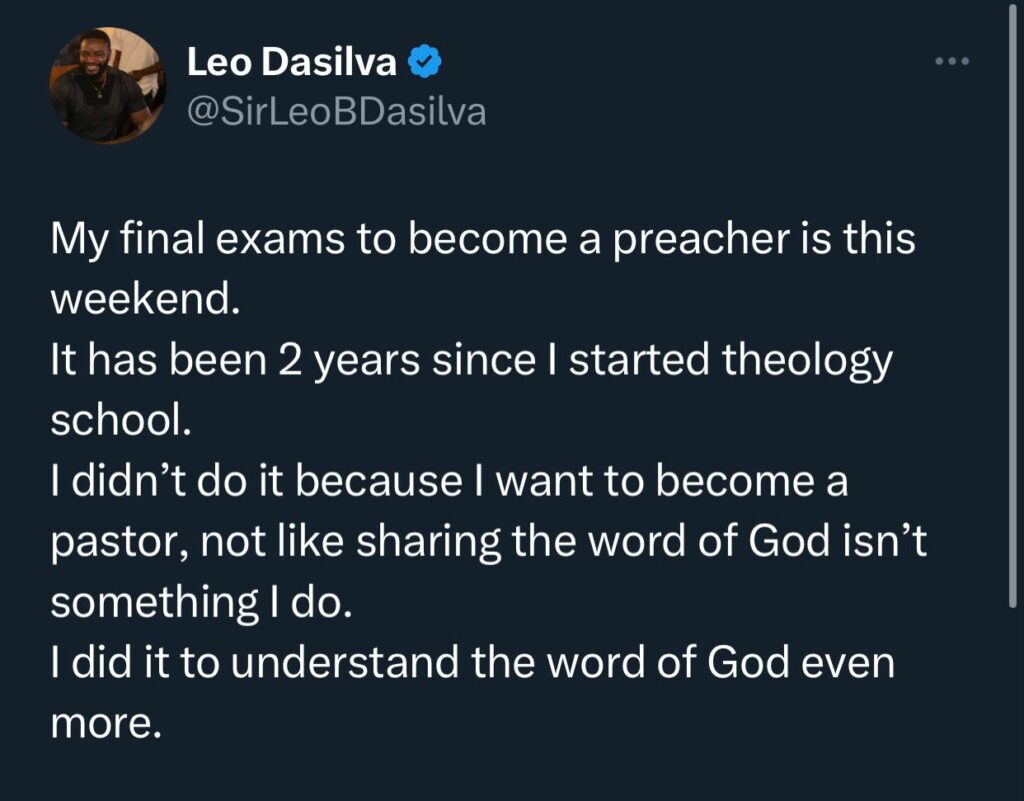 Ex-BBN star, Leo DaSilva, becomes commissioned preacher of the word of God