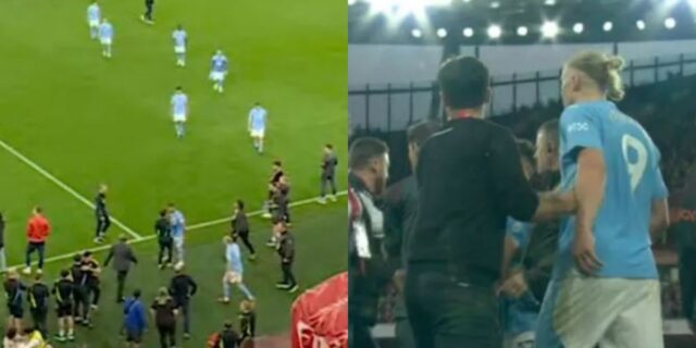 EPL: “They know it” – Guardiola reacts to scuffle between Haaland, Arsenal coach