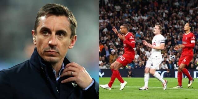 EPL: Gary Neville criticizes Liverpool's statement on PGMOL, calls it a 'Mistake'