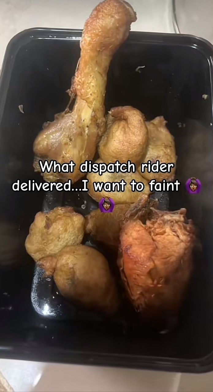 Hungry dispatch rider eats half of client’s food, delivers leftover 
