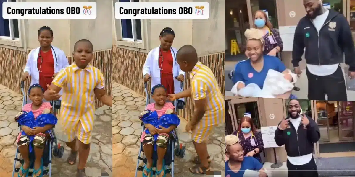 kids recreate davido hospital video