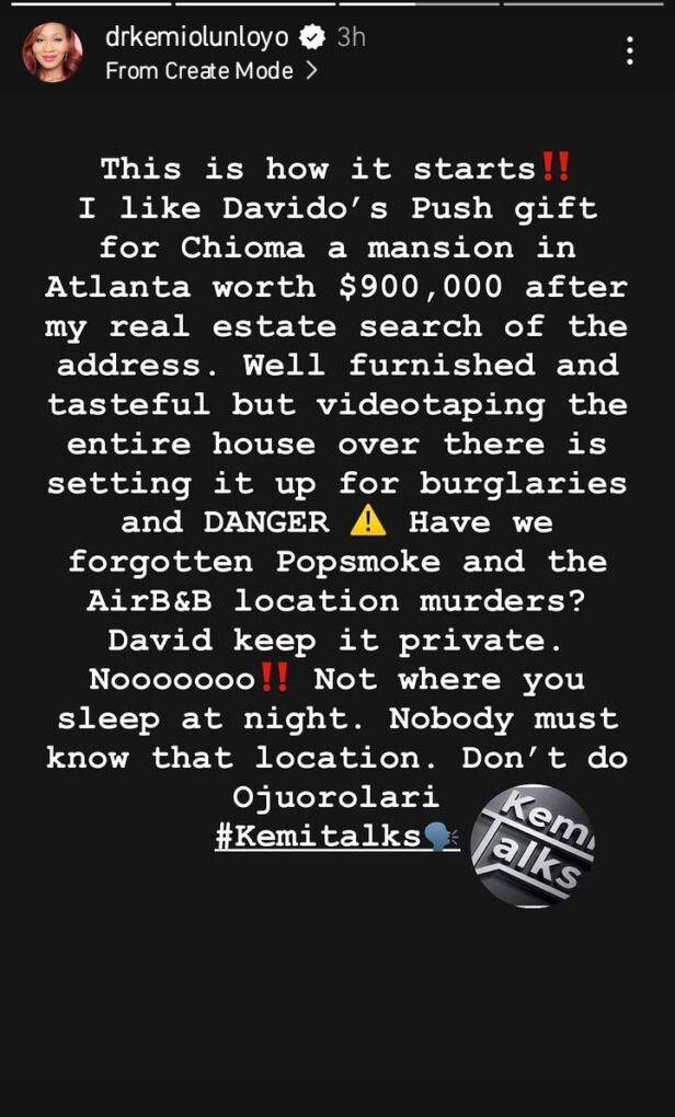 Davido allegedly buys Chioma a $900K mansion in Atlanta as push gift
