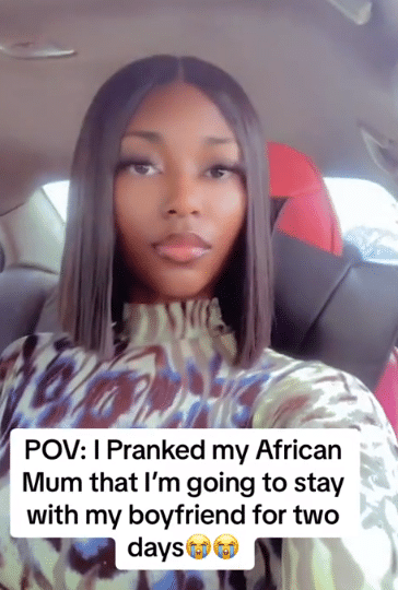 Don't look for me" - Lady tells her mum she's not coming home, needs to spend 2 days with boyfriend, she reacts