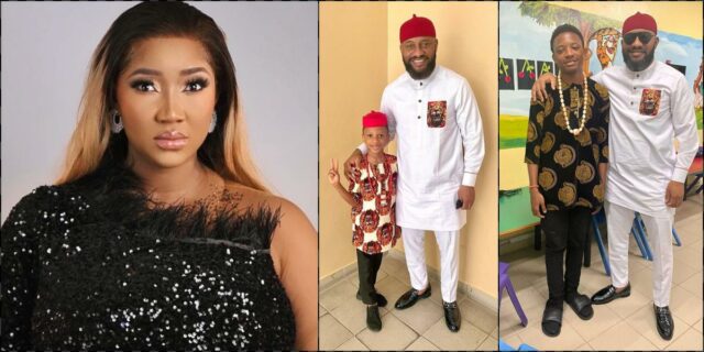 Judy Austin pens cryptic note as Yul Edochie reunites with his children