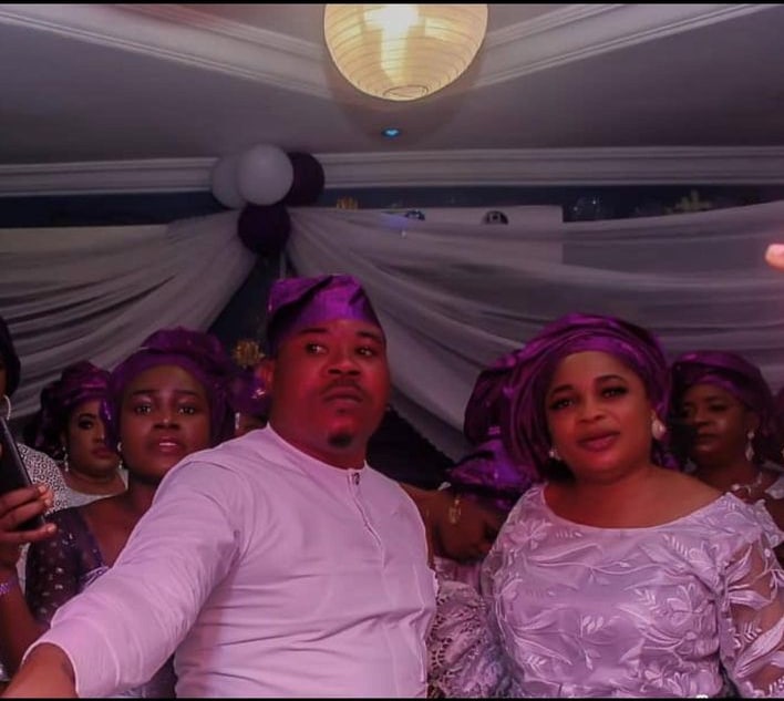 Kemi Afolabi with late Murphy Afolabi