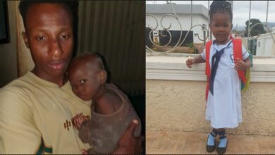 Man shares transformation of abandoned baby he rescued three years ago