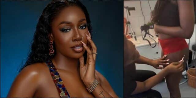 Tolanibaj reacts as video of her BBL surgery leaks