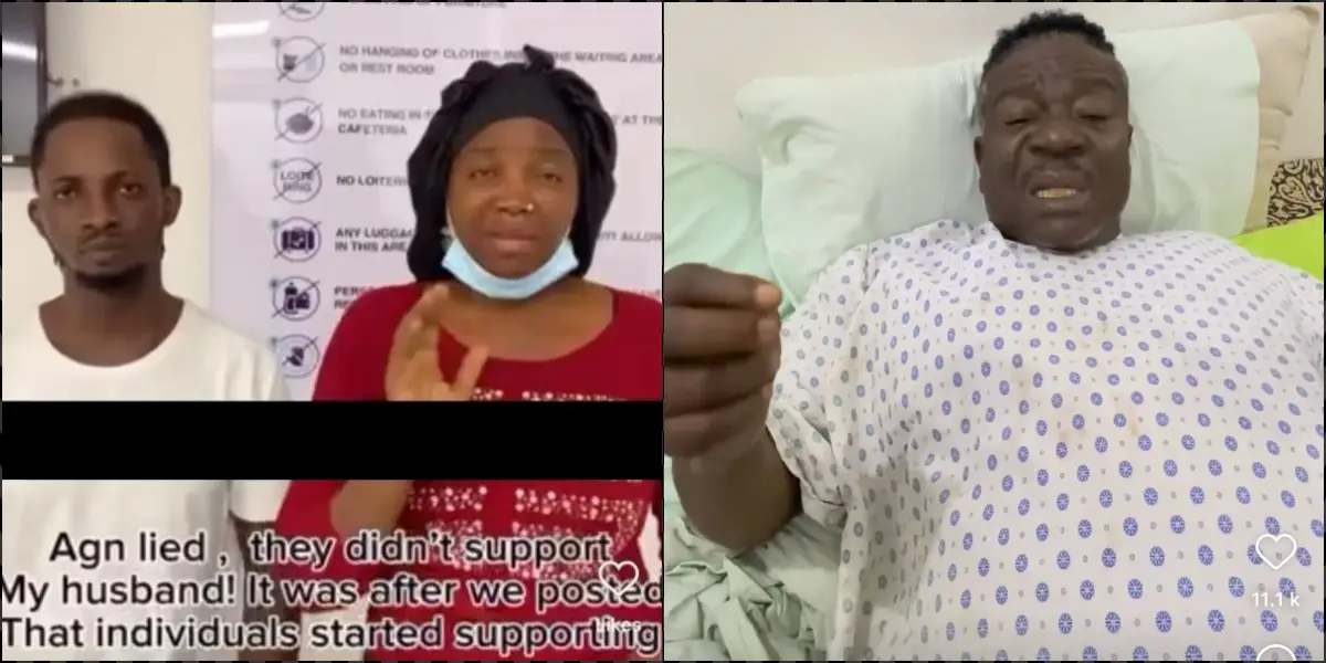 Mr Ibu's wife calls out AGN for lying about providing support for her husband