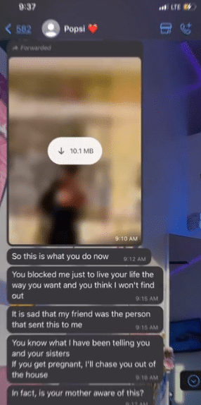 "So this is what you do now?" - Father loses cool as he catches his daughter going on a date night; Chats leak