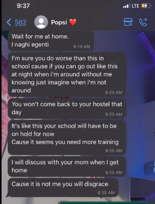 "So this is what you do now?" - Father loses cool as he catches his daughter going on a date night; Chats leak