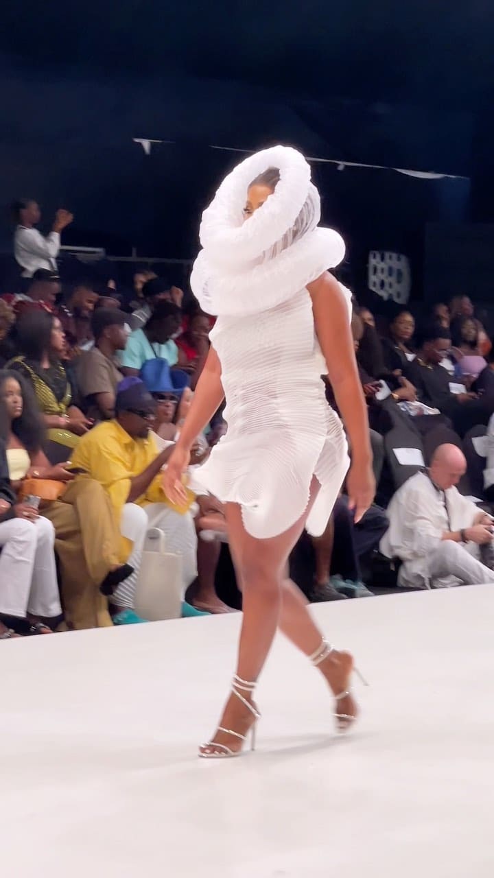 Mercy Eke stuns fans as she debuts modeling career at Lagos fashion week