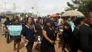 Delta Teachers Stage Protest After Their Colleague Was Killed By Student’s Father For Beating His Son