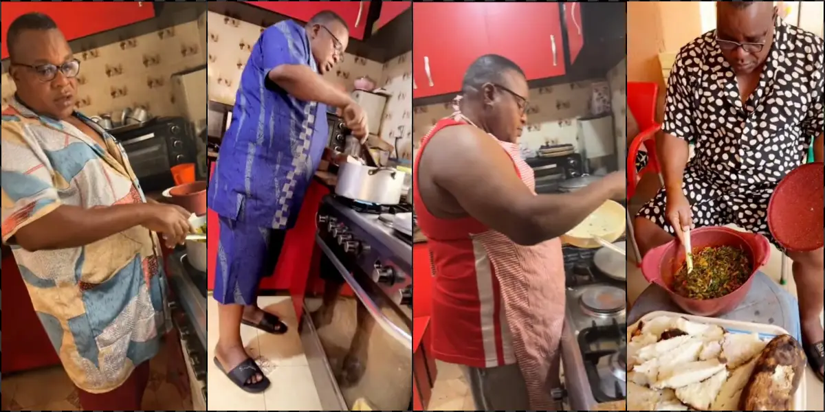 Lady gushes over her dad who loves to cook for the family