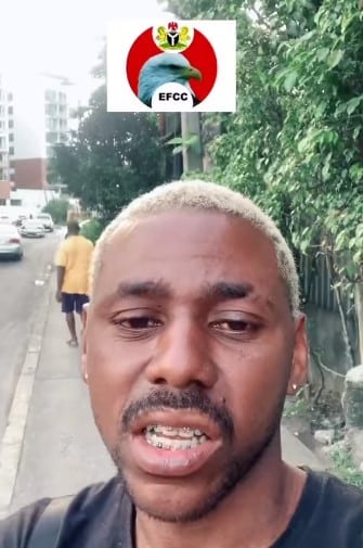 "Stop doing fraud, I know wetin my eyes see" – Yahoo boy warns colleagues moments after EFCC released him 