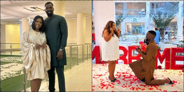 “Awwn awwn finally reached my side" - Wumi Toriola gushes as she gets engaged