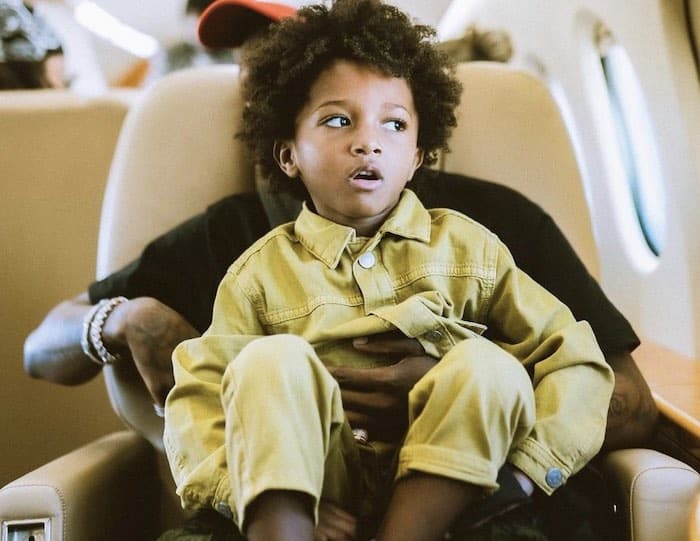 "I don't eat that" - Wizkid's son, Zion rejects Nigerian food