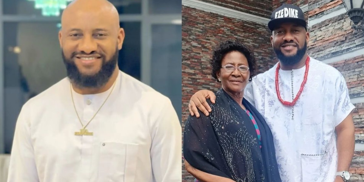 "How my mother handles my stubbornness whenever I visit her” –Yul Edochie reveals