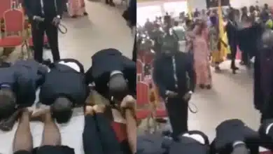 “Spare the belt and spoil the members” — Reactions as priests flog members in Church