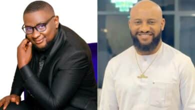 "Yul Edochie is a human being" – Chacha Eke’s husband, Austin Faani makes appeal to online trolls