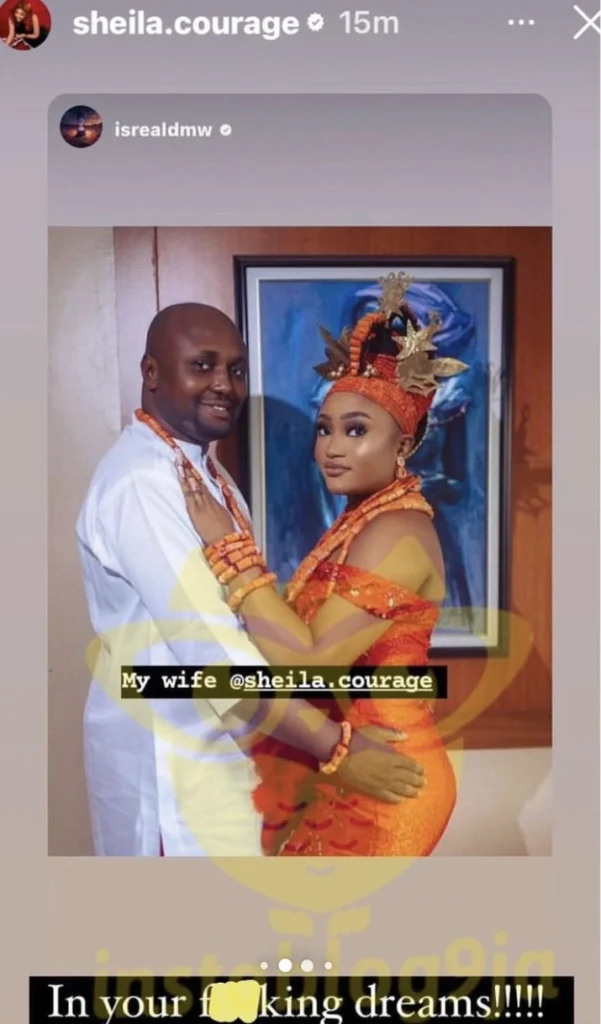 Trouble in paradise as Isreal DMW’s wife, Sheila responds to his anniversary post in an unfriendly manner 