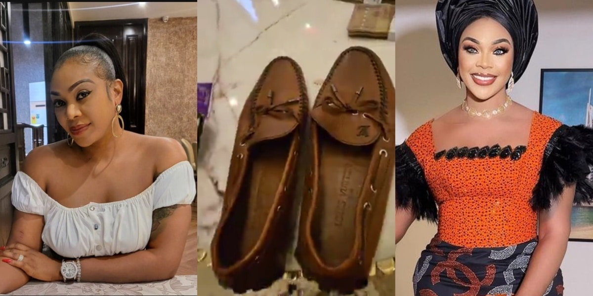"Most beautiful thing" – Ehi Ogbegor receives praises as she gifts her gateman an expensive Louis Vuitton shoe