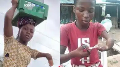 “Na man e be, no be woman and naso he dey do collect money from people” — physically challenged lady, Eniola, exposed for scam