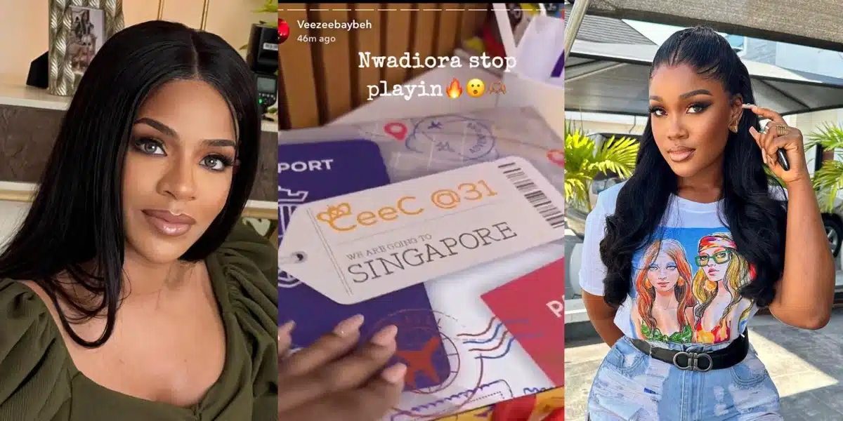 I’m going with a solid human being to celebrate a solid moment in her life” — Venita says as CeeC gifts her a ticket for her birthday in Singapore
