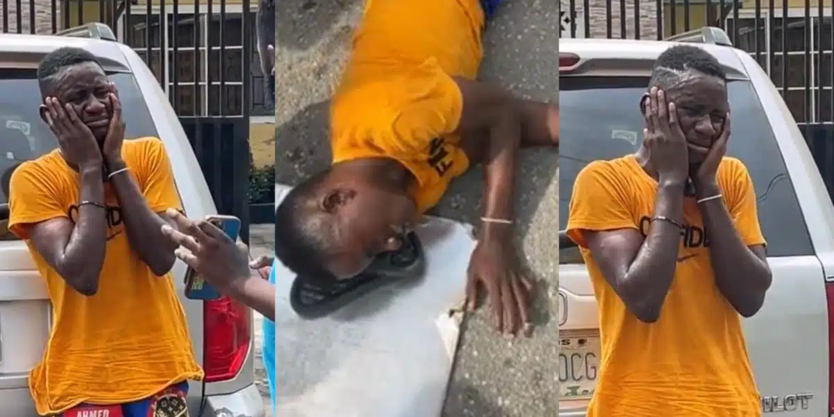 Lady reveals how her Estate people beat up man who faked seizure to collect money